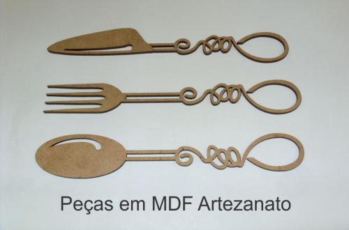 Talheres MDF Artezanato